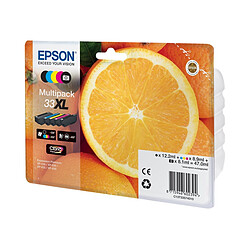 Epson Orange- Multipack 33 - Noir, Cyan, Magenta, Jaune Multipack 5 Couleurs Oranges 33