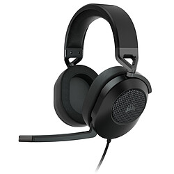 Corsair HS65 Surround - Filaire Casque Gamer - Audio Spatial - Compatible Xbox Series X / PS4 / PS5 / Nintendo Switch / PC / Mac / Appareils Mobiles - Connexion Jack 3,5 mm - Carbone