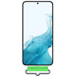 Coque Samsung G S22 5G Silicone avec lanière Blanche Samsung