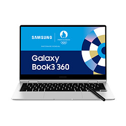 Samsung Galaxy Book3 360 - NP730QFG-KB1FR - Argent 13,3" Full HD - Intel Core i7-1360P - RAM 16 Go - SSD 512 Go - Intel Iris Xe Graphics - AZERTY - Windows 11