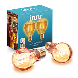 Innr 2x Ampoules connectée Wifis - E27 - Vintage Filament - 2200 K (DuoPack)