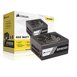 Corsair Alimentation 100% modulaire RM650i - 650W - 80+ Gold Alimentation 100% modulaire RM650i - 650W - 80+ Gold