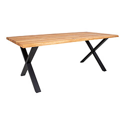 Avis House Nordic Table à Manger TOULON En Chêne Vernis 200x95xh76x4 cm