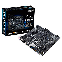 ASUS PRIME A320M-K Carte mère Micro-ATX - Socket AMD AM4 - Chipset AMD A320