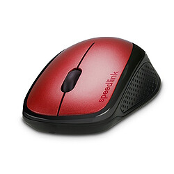 Speedlink KAPPA rouge - Sans fil Souris bureautique - Connexion sans fil 2,4 GHz avec récepteur USB - 3 boutons - Droitier - Rouge