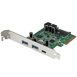 StarTech.com Carte contrôleur PCI Express combo à 5 ports USB 3.1