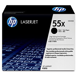 Toner laser noir HP CE255X haute capacité