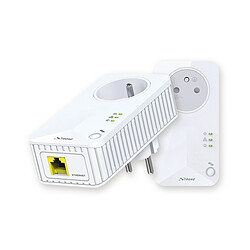 Strong Pack de 2xPowerline 500 kit - 500 Mbit/s Adaptateurs CPL  - Prise filtrée - Portée jusqu'à 300m - Compatible HomePlug AV 1 Port Ethernet Lan - Port Ethernet