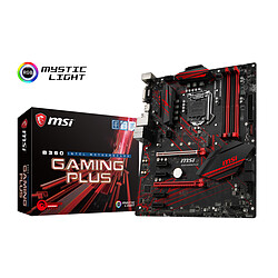 MSI Intel B360 GAMING PLUS - ATX · Reconditionné Carte mère ATX - Socket INTEL LGA 1151 - Chipset Intel B360