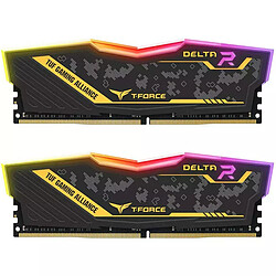 T-Force Delta TUF Alliance RGB - 32 Go (2 x 16 Go) 3200 MHz - CAS 16 Kit Dual Channel - Mémoire DDR4 optimisée Intel et AMD - PC-25600 - LED RGB adressables