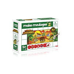Dujardin MAKO MOULAGES - Dinosaures - 6 moules - 39018