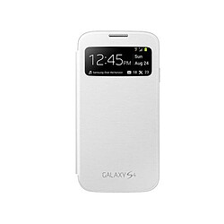 Étui folio ''S View Cover'' pour samsung Galaxy S4 - Blanc