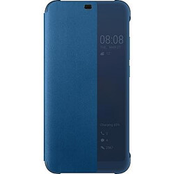 Flip Cover Honor 10 - Bleu Etui Honor 10 - Coque rigide à l'arrière