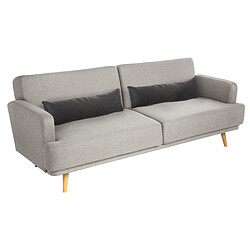 3S. x Home Canape Banquette JACK 3Pl Gris