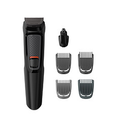 Philips Tondeuse visage Multigroom series 3000 - MG3710/15 - Noir