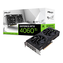 PNY GeForce RTX 4060 Ti 16Go VERTO Dual Fan 16 Go GDDR6 - HDMI/Tri DisplayPort - DLSS 3 - PCI Express 4.0 16x