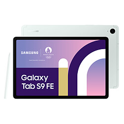 Samsung Galaxy Tab S9 FE - 6/128Go - WiFi - Light Green - S Pen inclus Tablette tactile - Ecran 10,9" LCD WUXGA+ - Processeur Exynos 1380 - Batterie 8000mAh - Fast charge 45W - Enregistrement UHD 4K - Capteur frontal 12MP - Android 13 