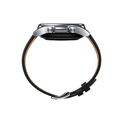 Samsung Galaxy Watch 3 - 41 mm - 4G - SM-R855FZSAEUB - Argent - Bracelet Noir pas cher