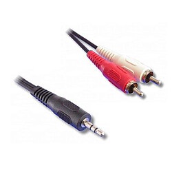 Top Achat Cable Jack 3,5mm stéréo mâle / 2 x RCA mâle, 2m50