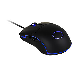 Cooler Master Ltd CM110 - RGB Souris gamer - Connexion filaire USB - Capteur optique PIXART 300 - Jusqu'à 6 000 DPI - 6 boutons - Droitier et Gaucher - Noire