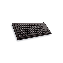 Cherry COMPACT-KEYBOARD G84-4400 - Clavier mécanique ultra-plat à trackball intégré