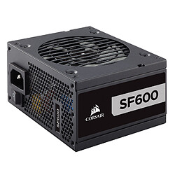 Corsair SF600 - 600 Watts - 80 Plus Platinum SF600, 600 Watts, 80 Plus Platinum, Alimentation modulaire, ATX 12V