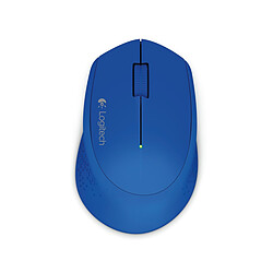 Logitech M280 Bleu - Sans fil Souris bureautique - Connexion sans fil 2,4 GHz avec récepteur USB - Droitier - 3 boutons - Bleu