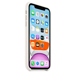 Apple Coque en silicone iPhone 11 - Blanc