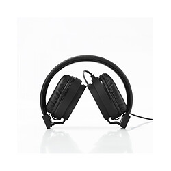 Casque filaire WE avec micro Noir - WECASFIL2N