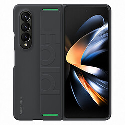 Samsung coque silicone avec laniere galaxy z fold4 noir