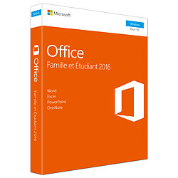 Microsoft Office Famille & Etudiant 2016 PC Pour 1 utilisateur pour 1 PC