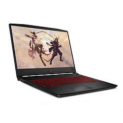 MSI Katana GF66 12UC-276XFR · Reconditionné 15"6 FHD 144Hz - Nvidia GeForce RTX 3050 - Intel® Core™ i5-12500H - 8 Go DDR4-3200Mhz - SSD M.2 512 Go - Sans OS