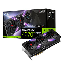 PNY GeForce RTX 4070 Ti SUPER 16G XLR8 Gaming VERTO EPIC-X RGB DLSS 3  - 16 Go GDDR6X - 1x HDMI/3x Display Port - PCI Express 4.0 16x
