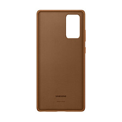 Acheter Samsung Coque en cuir pour Galaxy Note 20 - Marron