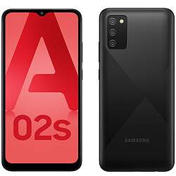 Samsung Galaxy A02s - 32 Go - Noir Smartphone 6,5" HD+ - Snapdragon 450 - RAM 3Go - 5000 mAh - Charge rapide - Triple capteur 13MP - Android 10