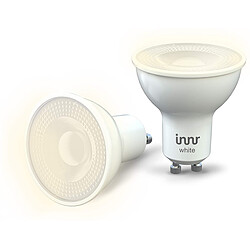 Innr Ampoule LED connectée 2x GU10 - Blanc variable - Confort - 2200 - 5000K - (Recylum)