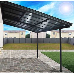 Avis HABRITA Toit terrasse Aluminium avec toit amovible en Polycarbonate de 6 mm