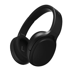 HAMA Casque HiFi Bluetooth ''Tour ANC'' - Noir Casque sans fil à reduction de bruit actif - Isolation des bruits extérieur - Circum-aural - Micro