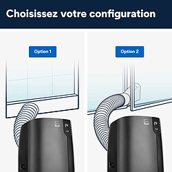 DeLonghi Climatiseur Pinguino PAC EX130 ECO - Noir pas cher