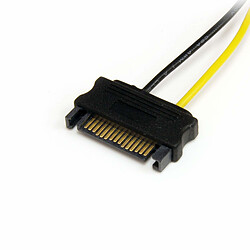 StarTech.com Câble adaptateur d'alimentation SATA vers carte vidéo PCI Express 8 broches de 15 cm