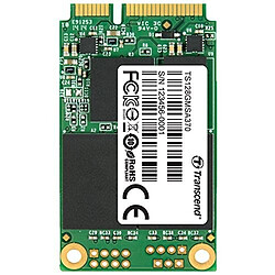 Transcend SSD 128Gb MSA370 mSATA 3 52pin MLC (TS128GMSA370) Disque SSD Transcend SSD 128Gb MSA370 mSATA 3 52pin MLC (TS128GMSA370)