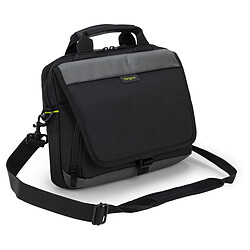 Targus CityGear 10-12'' Topload Laptop Case Black Sacoche PC ordinateur portable - Ultra fine - Sangle pour chariot - Compatibilité technologique Multi-Fit