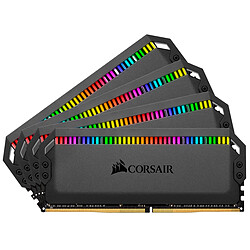 Corsair DOMINATOR PLATINUM RGB BLACK 32 Go (4x8 Go) 3600Mhz CL18