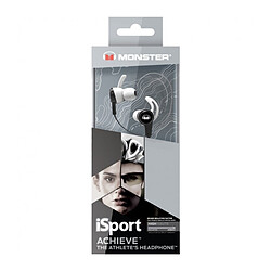 Monster Ecouteurs Sport intra-auriculaires filaire iSport Achieve Noir