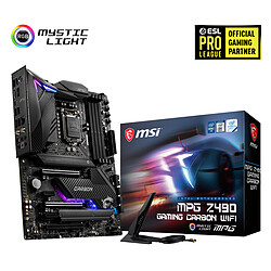 MSI MPG Z490 GAMING CARBON WIFI Carte mère ATX - Socket INTEL LGA 1200 - Chipset INTEL Z490