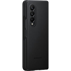 Coque en Cuir pour Samsung G Z Fold 3 Noir Samsung