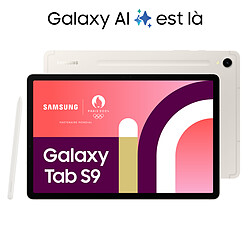 Samsung Galaxy Tab S9 - 8/128Go - WiFi - Crème