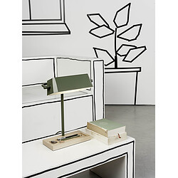 It'S About Romi Lampe de Table Métal et Bois Vert Olive CAMBRIDGE pas cher