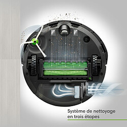 Aspirateur robot Irobot Roomba I3+ Système d'auto Vidange Noir et Gris pas cher