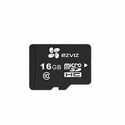 EZVIZ Carte Mémoire Micro SDHC 16Go - Noir